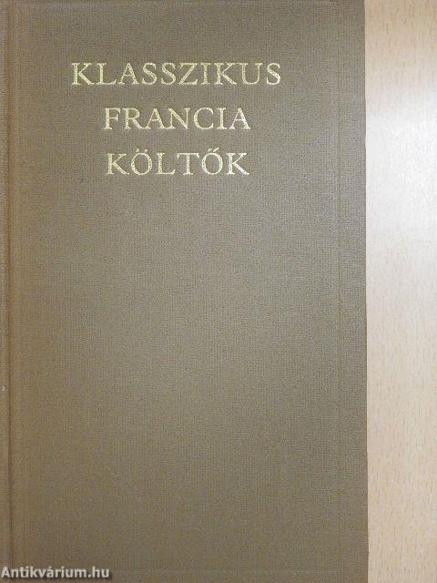Klasszikus francia költők I-II.