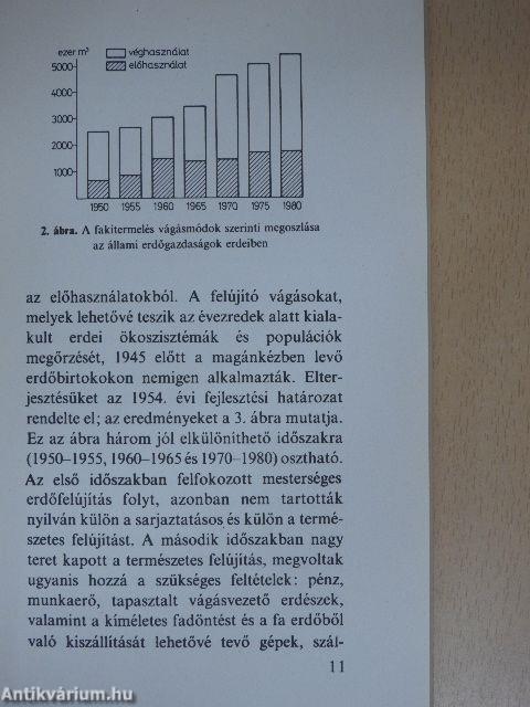 Az erdészetfejlesztés fő irányai az elmúlt három évtizedben