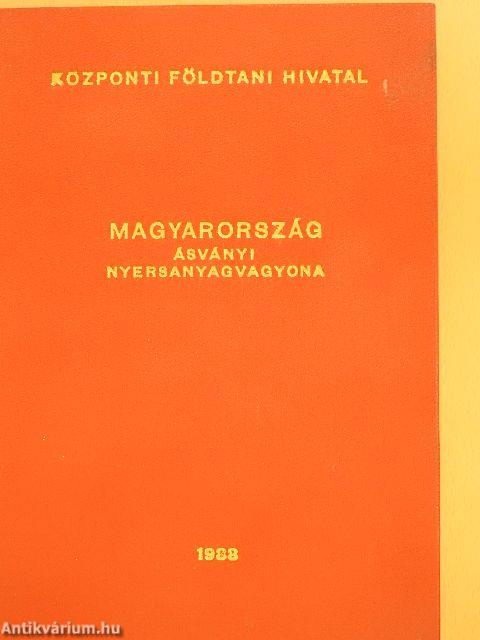 Magyarország ásványi nyersanyagvagyona 1988