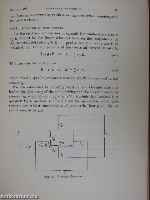 Thermodynamics of Irreversible Processes