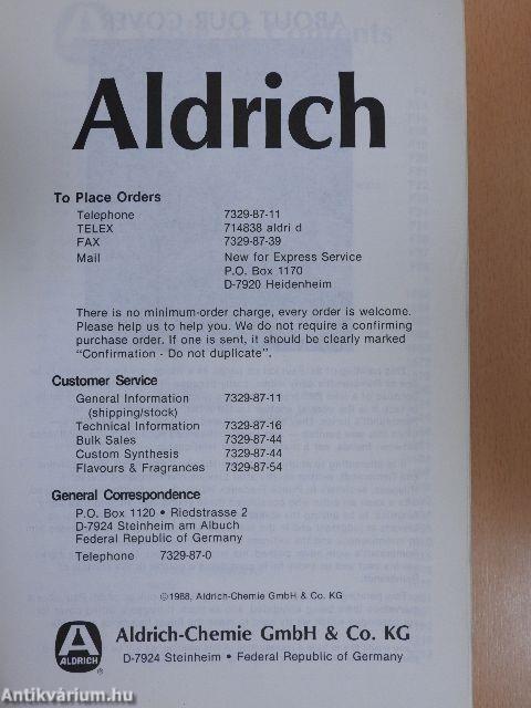 Aldrich Catalogue Handbook of Fine Chemicals 1988-1989