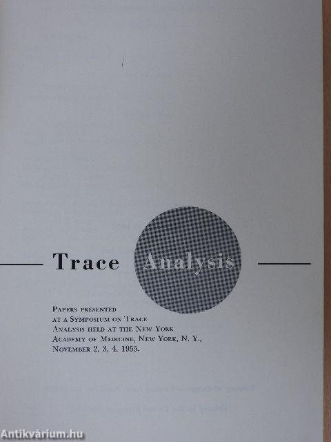 Trace Analysis