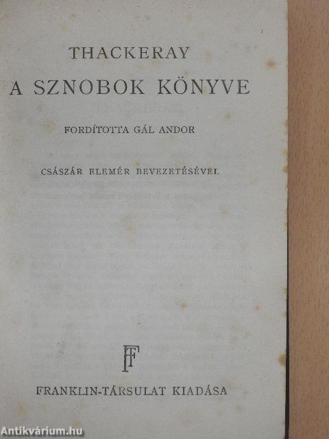 A sznobok könyve