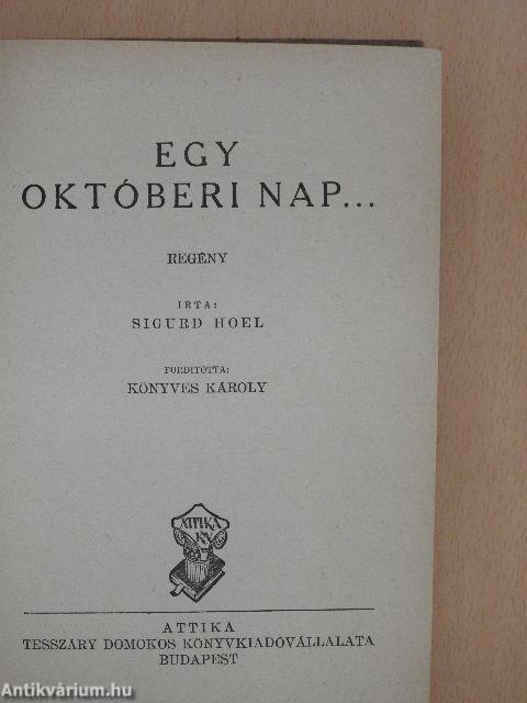 Egy októberi nap...