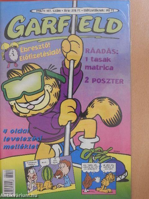 Garfield 1998/11. (olvasatlan, nyomdatiszta állapotú)