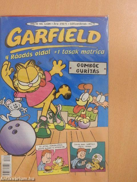 Garfield 1998/10. (olvasatlan, nyomdatiszta állapotú)