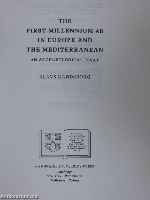 The First Millennium AD in Europe and the Mediterranean