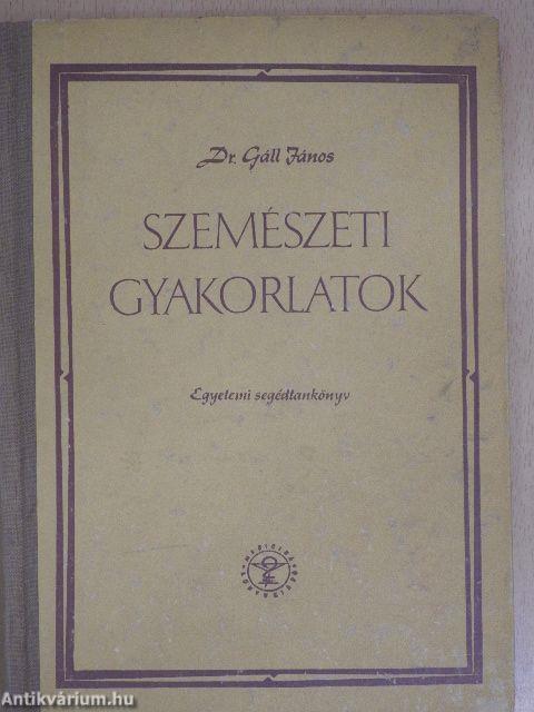 Szemészeti gyakorlatok