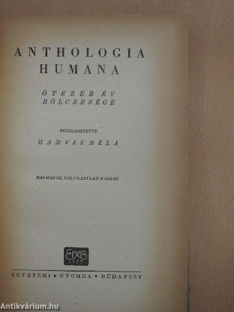 Anthologia humana
