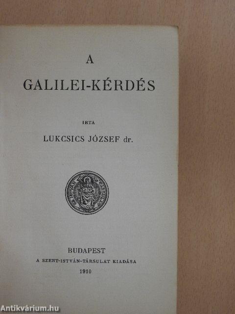 A Galilei-kérdés/A buddhizmus és a kereszténység/Természettudomány és igazság/A lélek/Párhuzamok a kereszténység és más vallások között/Az ősember a paleontológia világánál/A lelkiismeret