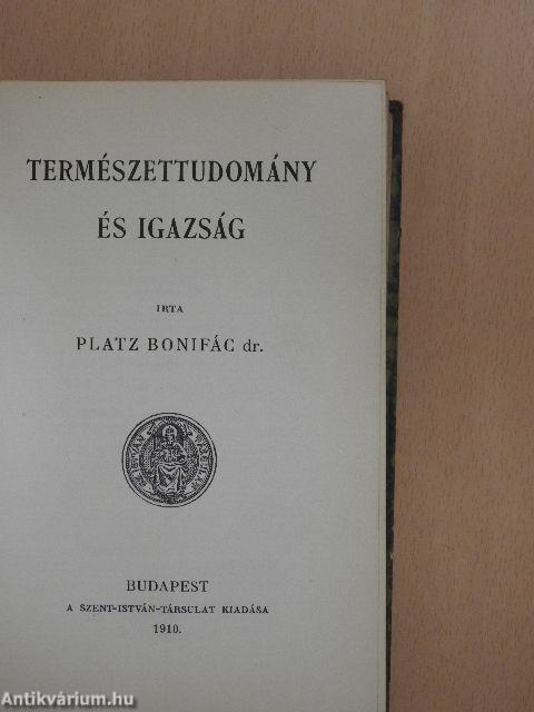 A Galilei-kérdés/A buddhizmus és a kereszténység/Természettudomány és igazság/A lélek/Párhuzamok a kereszténység és más vallások között/Az ősember a paleontológia világánál/A lelkiismeret