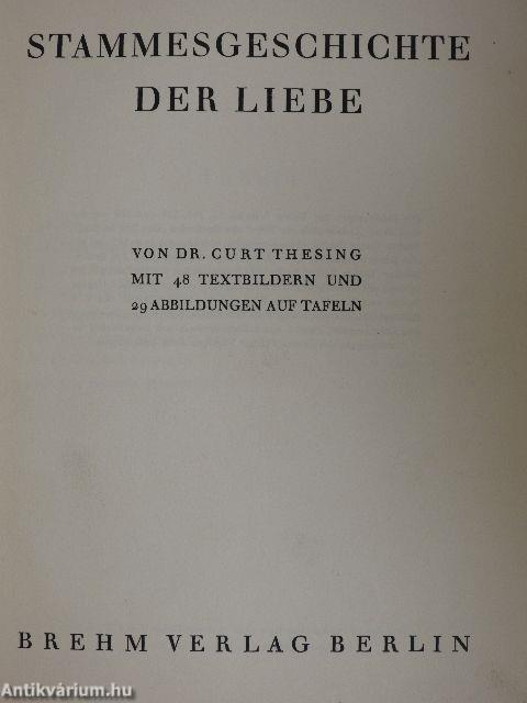Stammesgeschichte der Liebe
