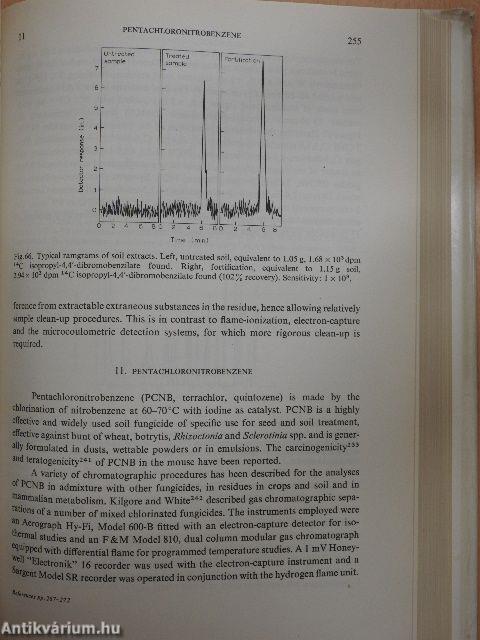 Chromatography of Environmental Hazards I.