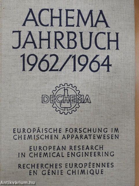 Achema Jahrbuch 1962/1964 I-III.