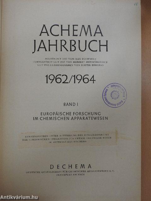 Achema Jahrbuch 1962/1964 I-III.