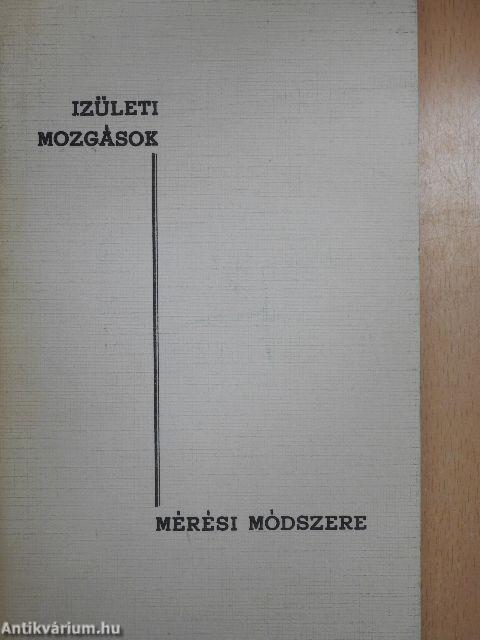 Izületi mozgások mérési módszere