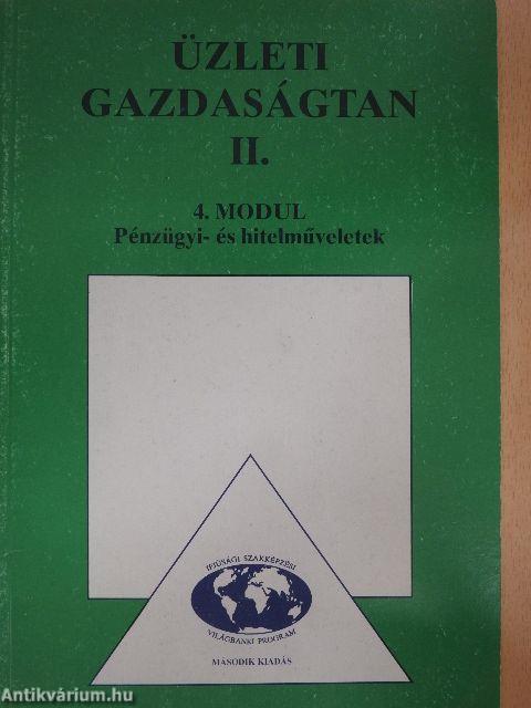 Üzleti gazdaságtan II/4.