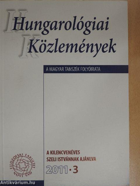 Hungarológiai Közlemények 2011/3