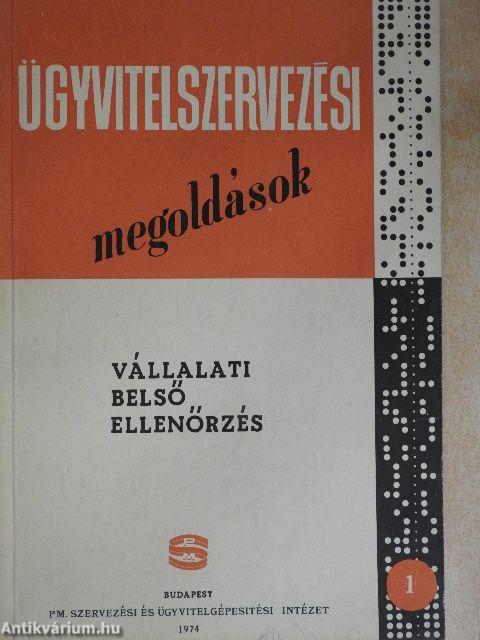 Vállalati belső ellenőrzés