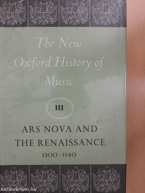 Ars Nova and the Renaissance