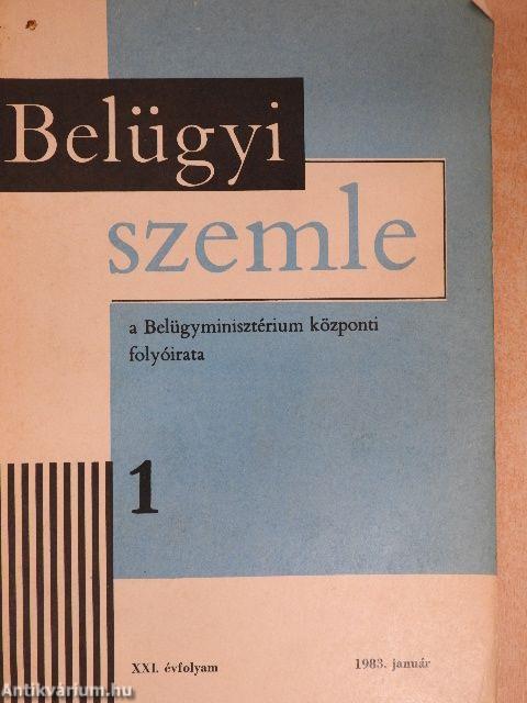 Belügyi Szemle 1983. január