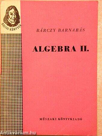 Algebra II.