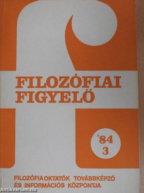 Filozófiai Figyelő 1984/3.