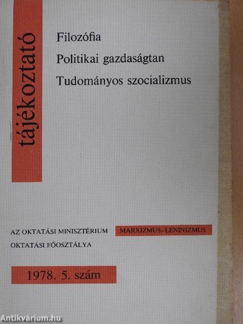 Tájékoztató 1978/5.