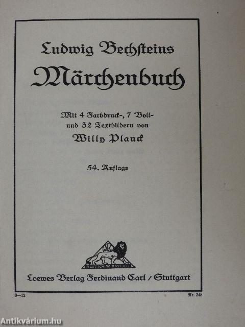 Ludwig Bechsteins Märchenbuch (gótbetűs)