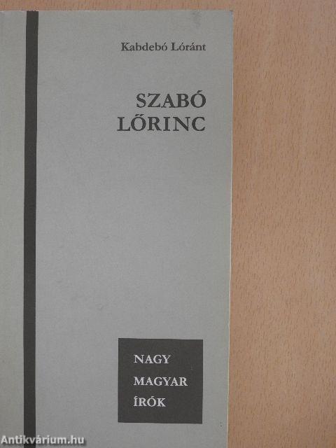 Szabó Lőrinc