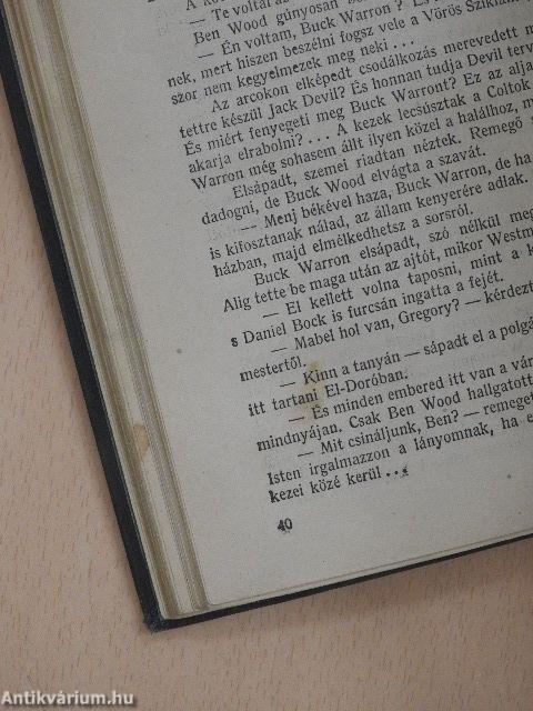 Sangháji tűztenger/A fekete orkán lovasa/S.O.S. villámvihar!/Li Tang hercegnő!/A magdalénai tűztorony/Éjféli hold völgye/Jangcsekiangi örjárat