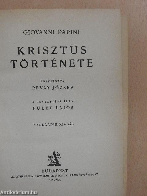 Krisztus története