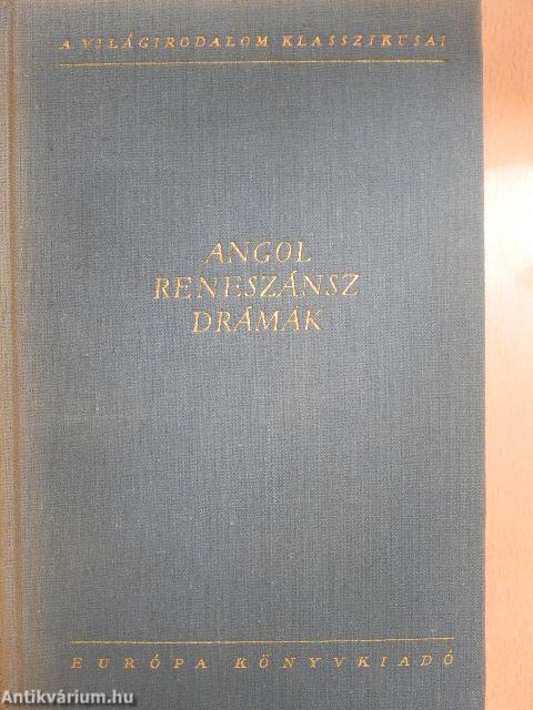 Angol reneszánsz drámák I. (töredék)