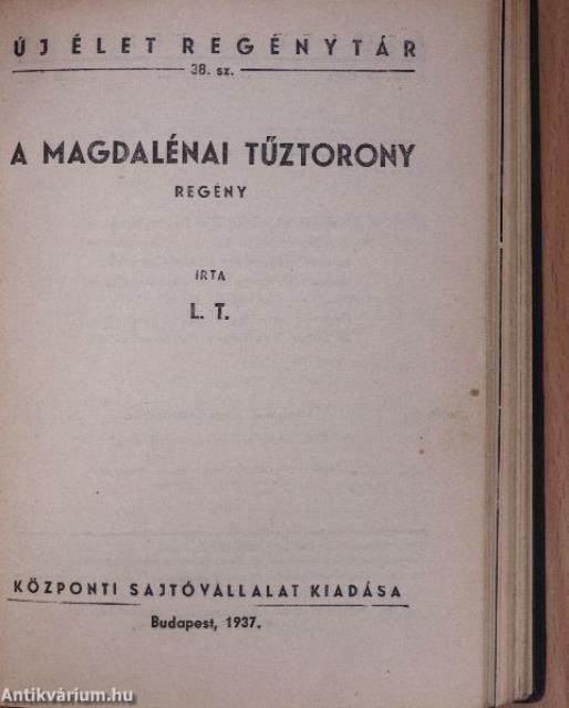 Sangháji tűztenger/A fekete orkán lovasa/S.O.S. villámvihar!/Li Tang hercegnő!/A magdalénai tűztorony/Éjféli hold völgye/Jangcsekiangi örjárat