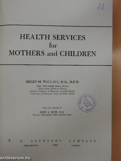 Health Services for Mothers and Children