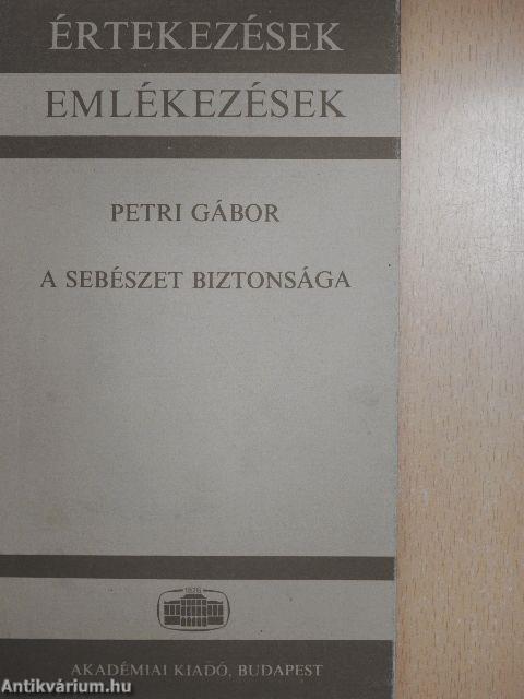 A sebészet biztonsága