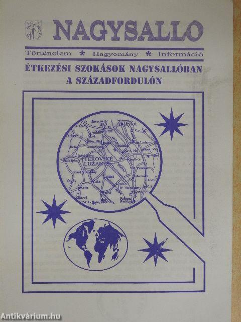 Étkezési szokások Nagysallóban a századfordulón