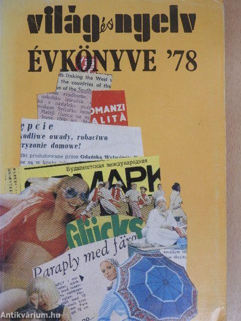 Világ és nyelv évkönyve '78