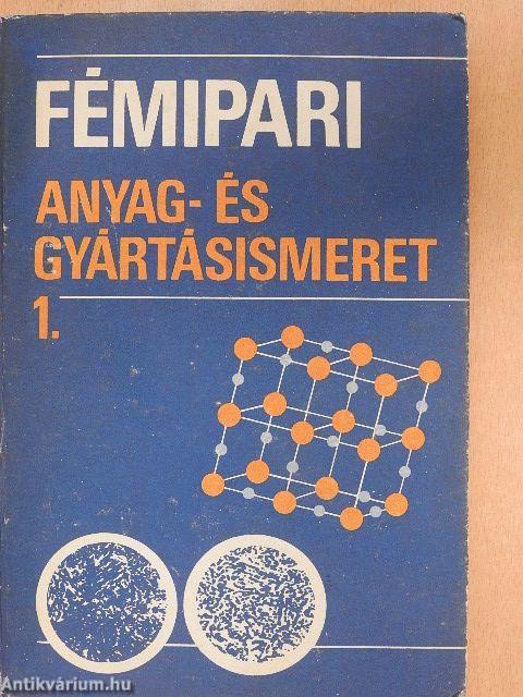 Fémipari anyag- és gyártásismeret 1. 