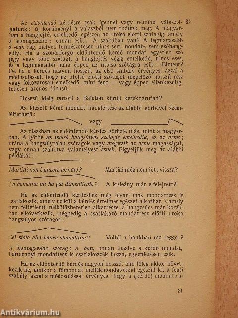 Rendszeres olasz nyelvtan