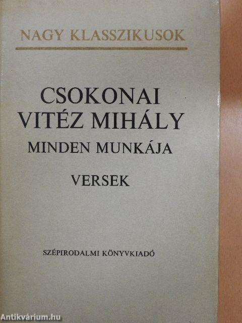Csokonai Vitéz Mihály minden munkája I-III.