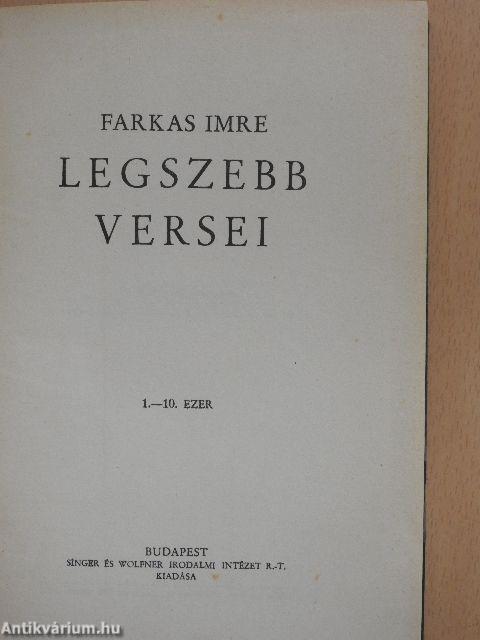 Farkas Imre legszebb versei