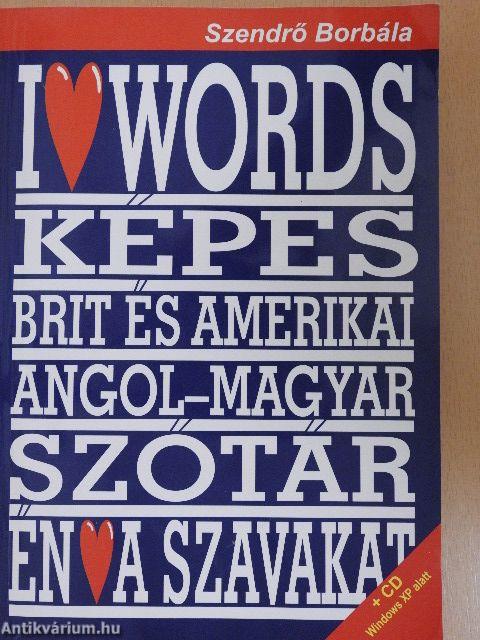 Képes brit és amerikai angol-magyar szótár - CD-vel