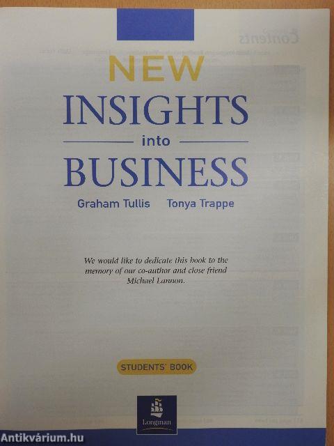New Insights into Business - Students' Book