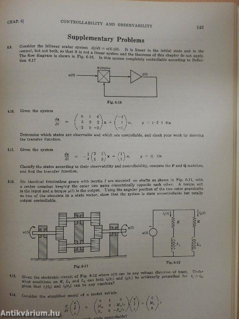 Schaum's Outline of Theory and Problems of State Space and Linear Systems