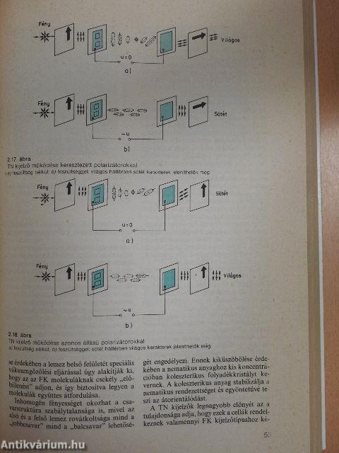 Optoelektronikai kijelzők és megjelenítők