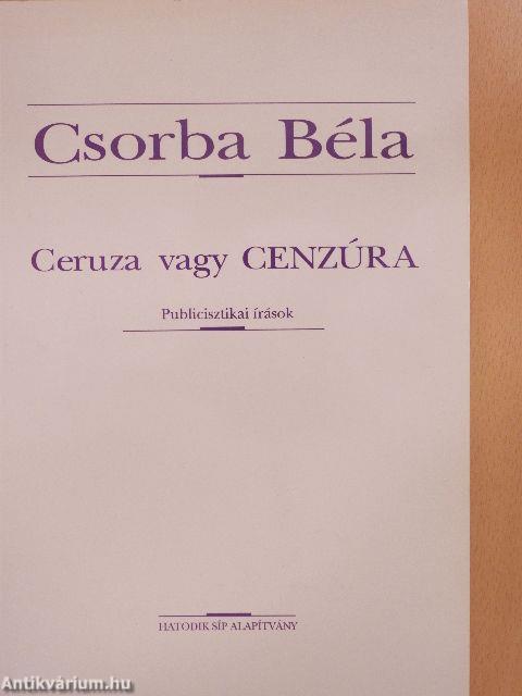 Ceruza vagy Cenzúra