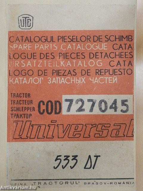 Catalogul Pieselor de Schimb - Universal tractor 533 DT