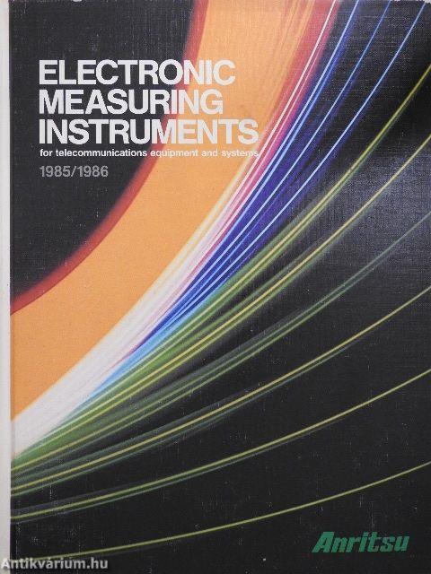 Electronic Measuring Instruments 1985-1986