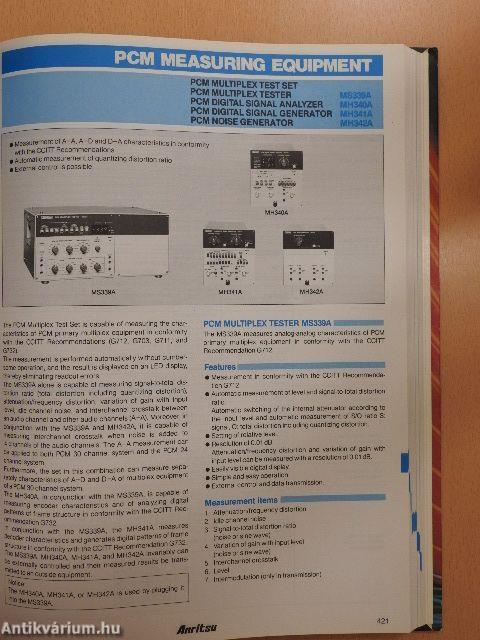 Electronic Measuring Instruments 1985-1986